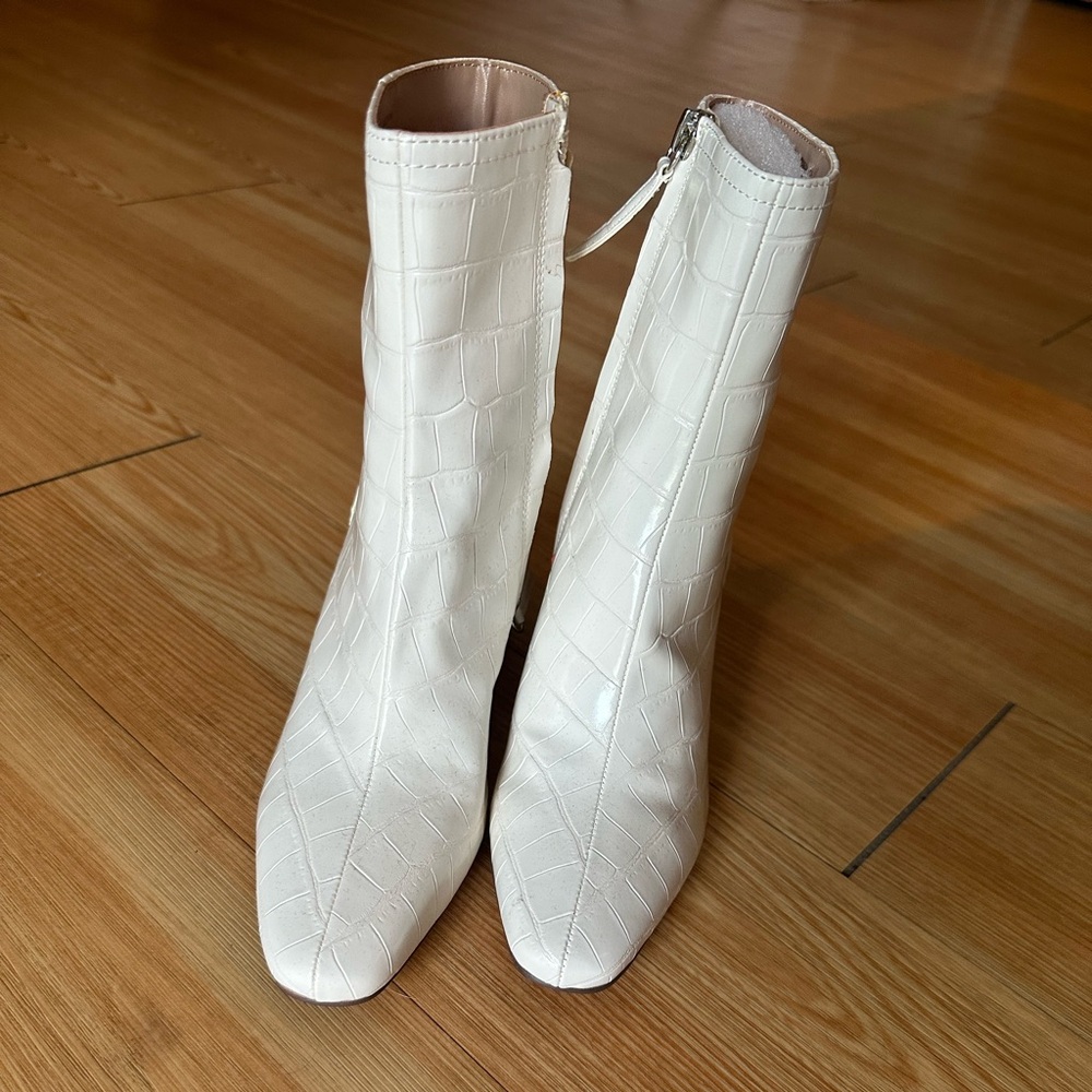 New Steve Madden Booties in Ivory
